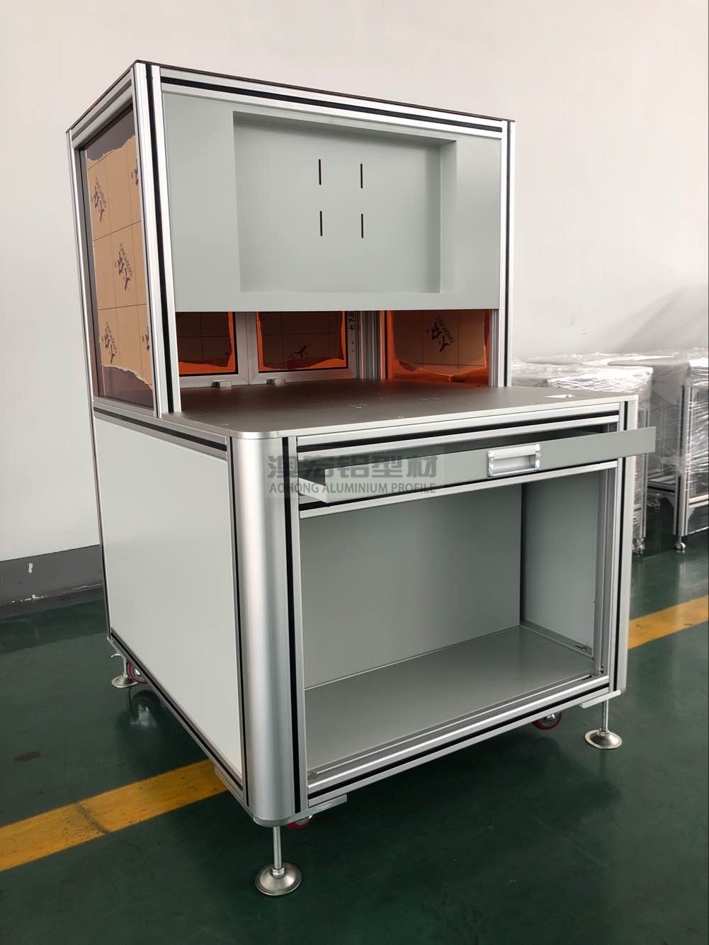 抽屉式铝型材机架